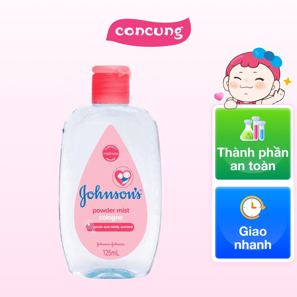 Nước hoa Johnson Baby hương phấn hoa cho bé 125ml