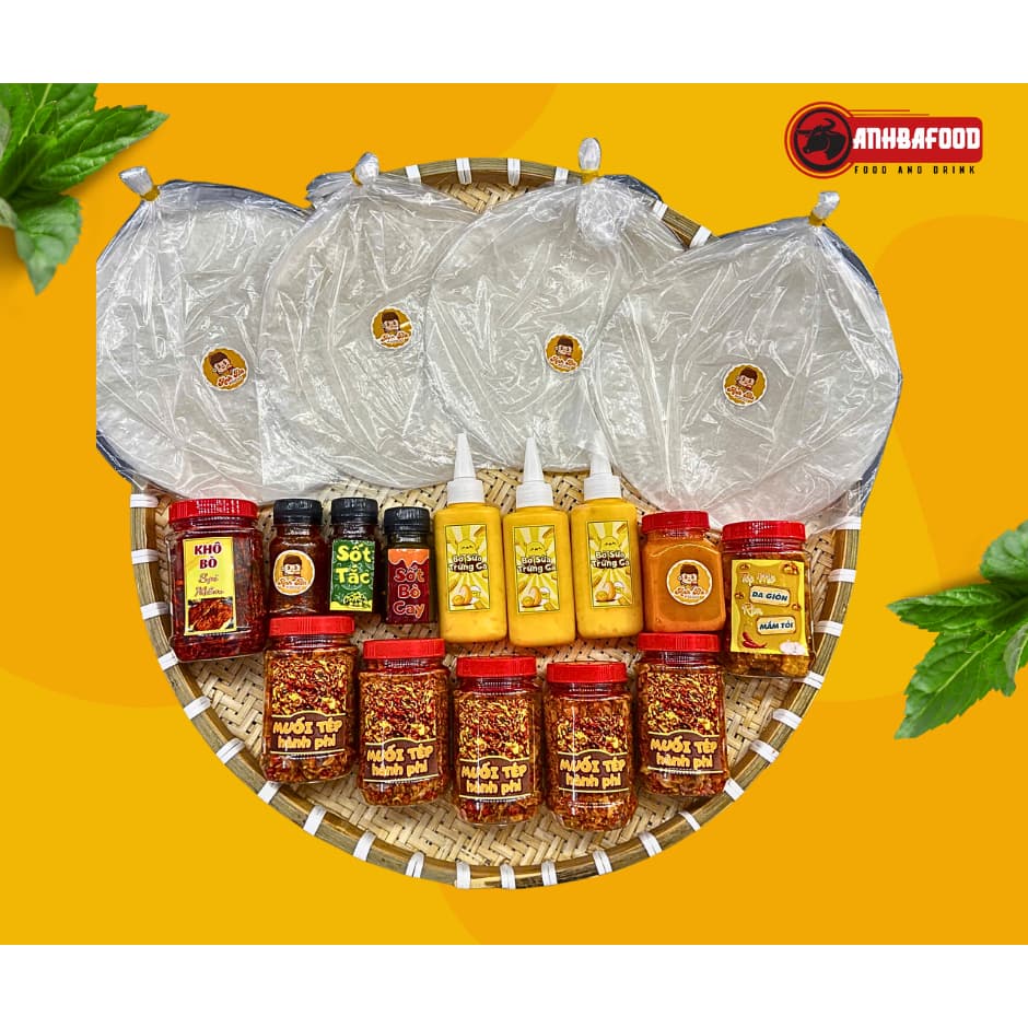 [COMBO 189K SIÊU KHỦNG 18 MÓN FREE SHIP ] BÁNH TRÁNG PHƠI SƯƠNG ĐỒ ĂN VẶT SNACKS