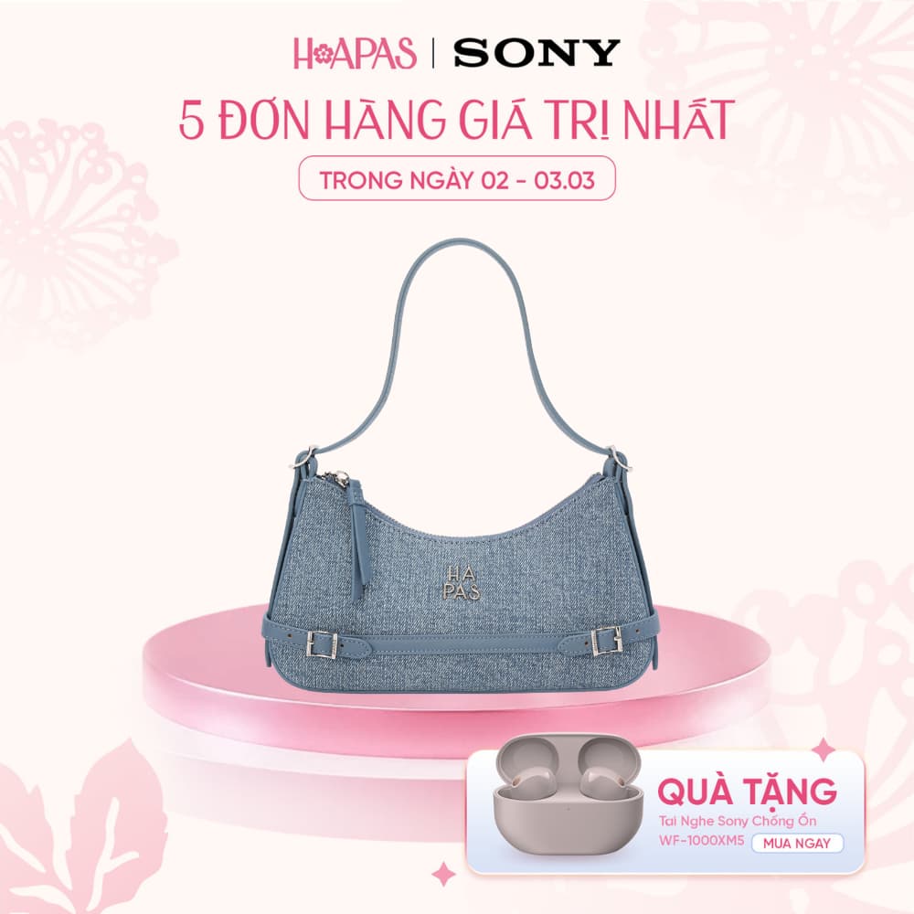 [BST DE-MOOD] Túi Xách Nữ Jean Đai Ngang Dreamy HAPAS